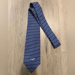 Hi-Neighbor Narragansett Beer Blue and White Anchor Tie